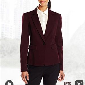 Anne Klein Burgundy Blazer